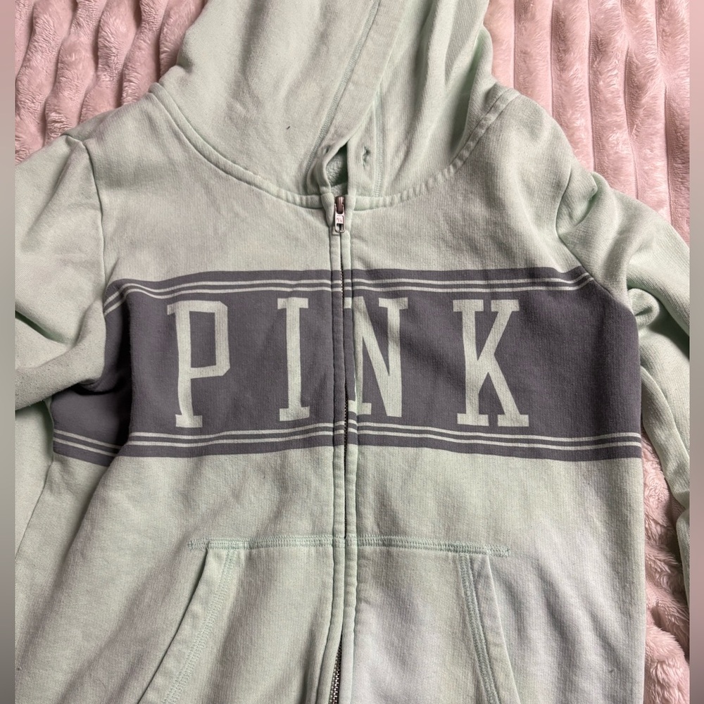 Victoria's Secret Mint Green Hoodie